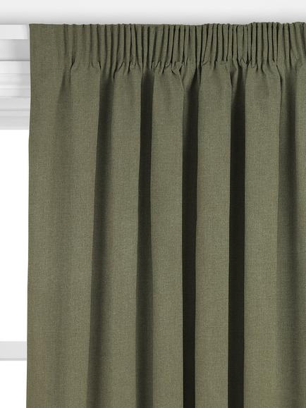 John Lewis Recycled Linen Made to Measure Curtains or Roman Blind, Avocado - view 2, Avocado