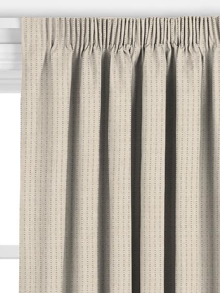 John Lewis Fleck Stripe Made to Measure Curtains or Roman Blind, Flint Grey - view 2, Flint Grey