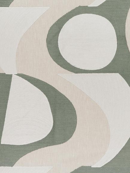 John Lewis Claro Embroidery Made to Measure Curtains or Roman Blind, Myrtle, Myrtle Green