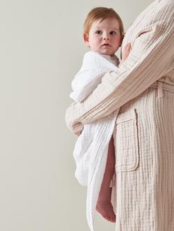 Bedfolk Soft Touch Cuddle Blanket, Snow