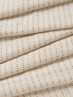 John Lewis Fleck Stripe Furnishing Fabric - view 2, Honey