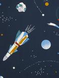 John Lewis Space Rockets Furnishing Fabric, Multi