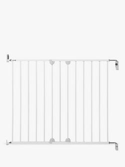 Safety 1st Wall Fix Extending Metal Gate, White, White