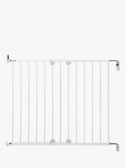 Safety 1st Wall Fix Extending Metal Gate, White, White