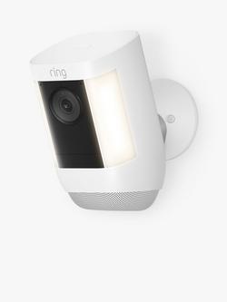 Ring Spotlight Cam Pro Battery Smart Security Camera with Built-in Wi-Fi & Siren Alarm - view 2, White