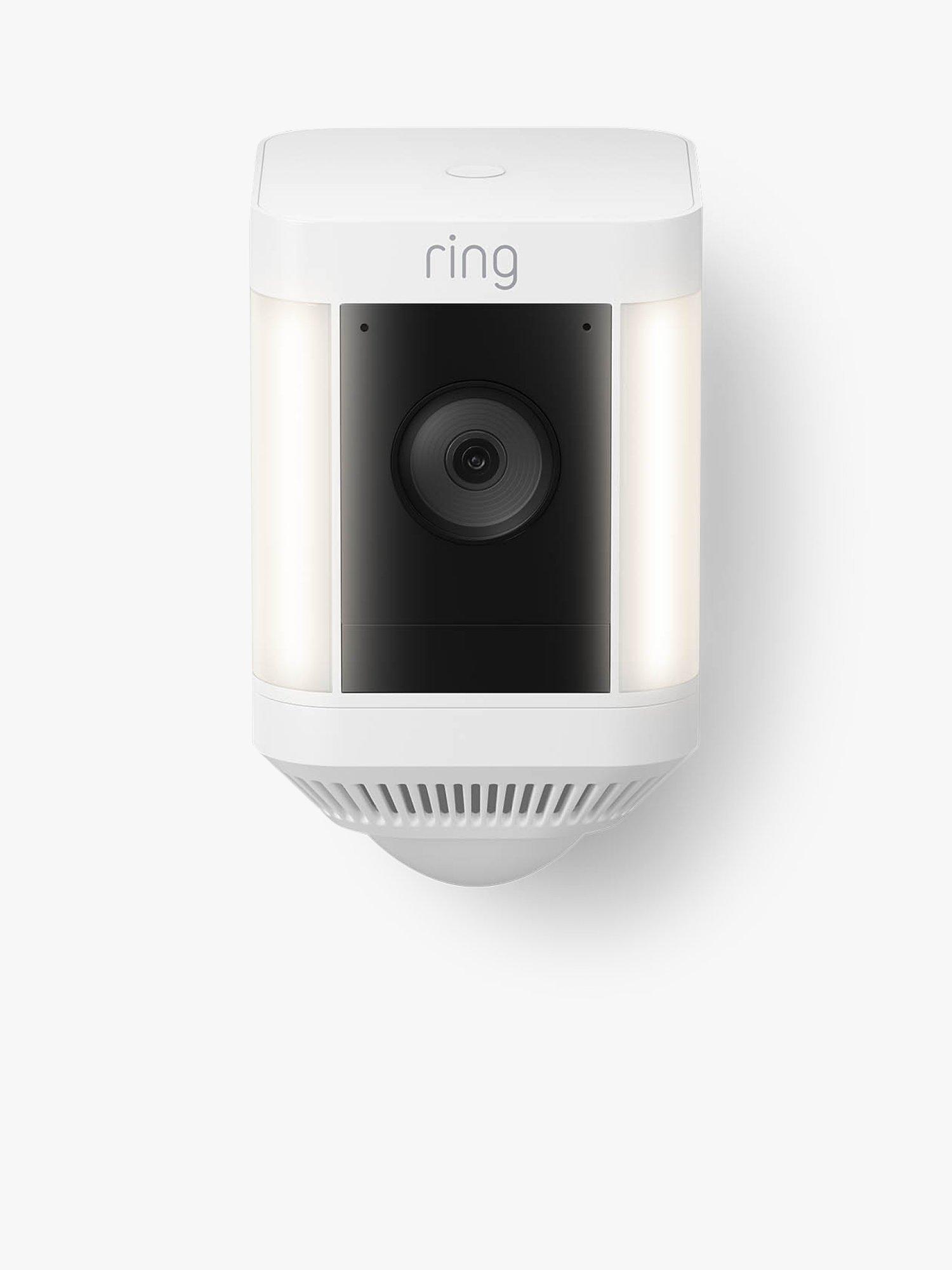 Ring spotlight and fashion doorbell