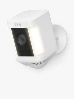 Ring Spotlight Cam Plus Battery Smart Security Camera with Built-in Wi-Fi & Siren Alarm - view 2, White