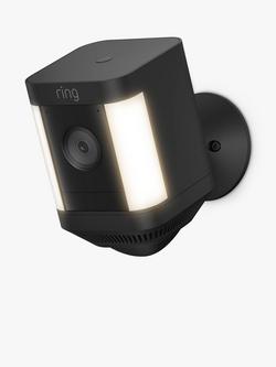 Ring Spotlight Cam Plus Battery Smart Security Camera with Built-in Wi-Fi & Siren Alarm - view 2, Black