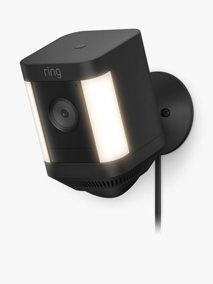 Ring Spotlight Camera Plus Plug-In Smart Security Camera with Built-in Wi-Fi & Siren Alarm - view 2, Black