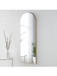 Yearn Delicacy Arched Wood Frame Wall Mirror, 120 x 45cm