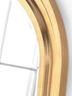 Yearn Vogue Overmantel Wood Frame Bevelled Edge Wall Mirror, 83 x 105cm - view 2, Gold