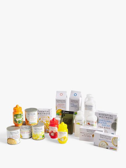 John Lewis 18-Piece Waitrose Toy Groceries, Multi