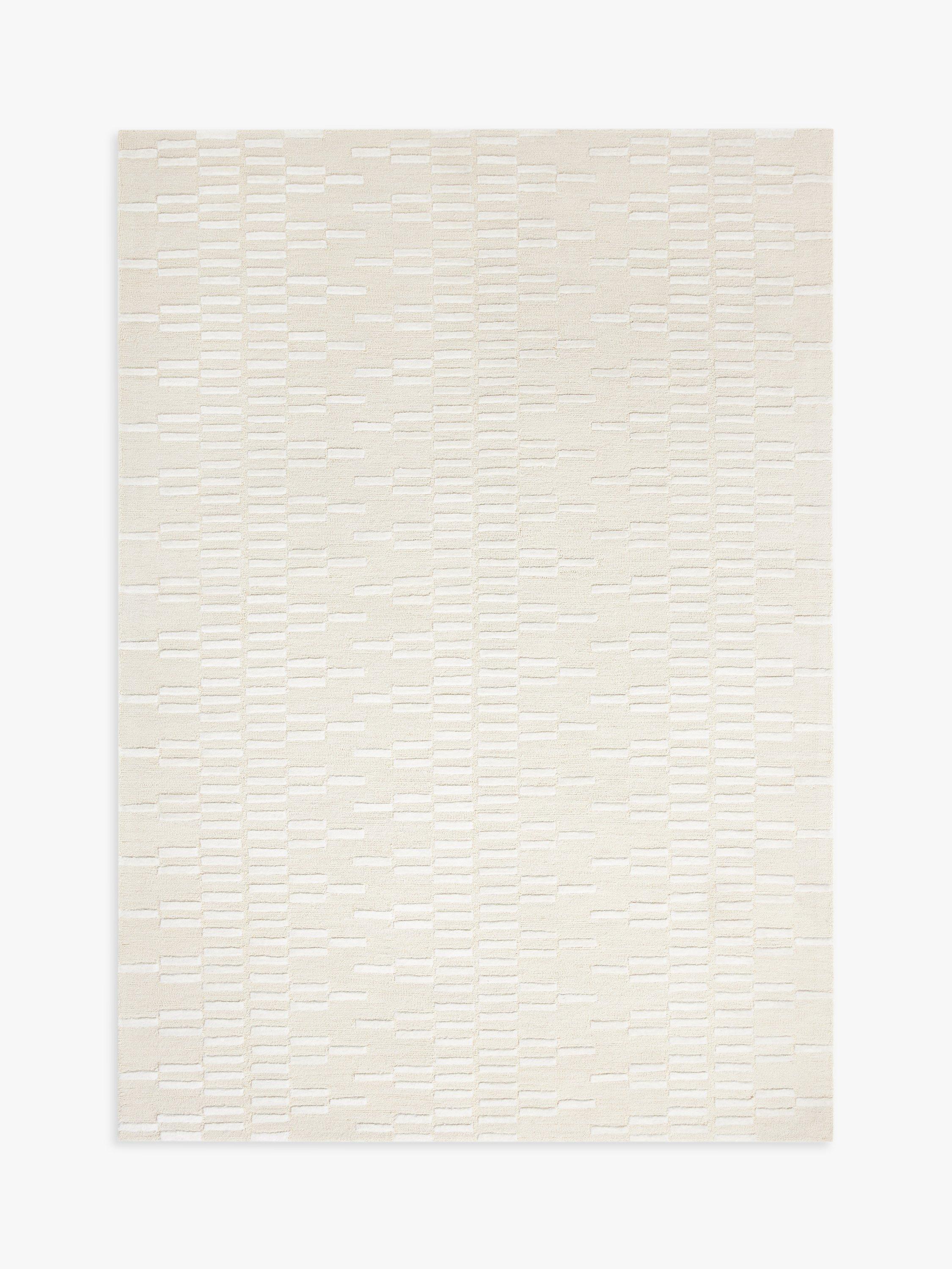 John Lewis Dash Stripe Rug, Ivory, L240 x W170 cm