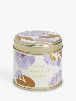 John Lewis Floral Birthday Scented Tin Candle - view 2, June