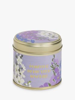 John Lewis Floral Birthday Scented Tin Candle - view 2, July