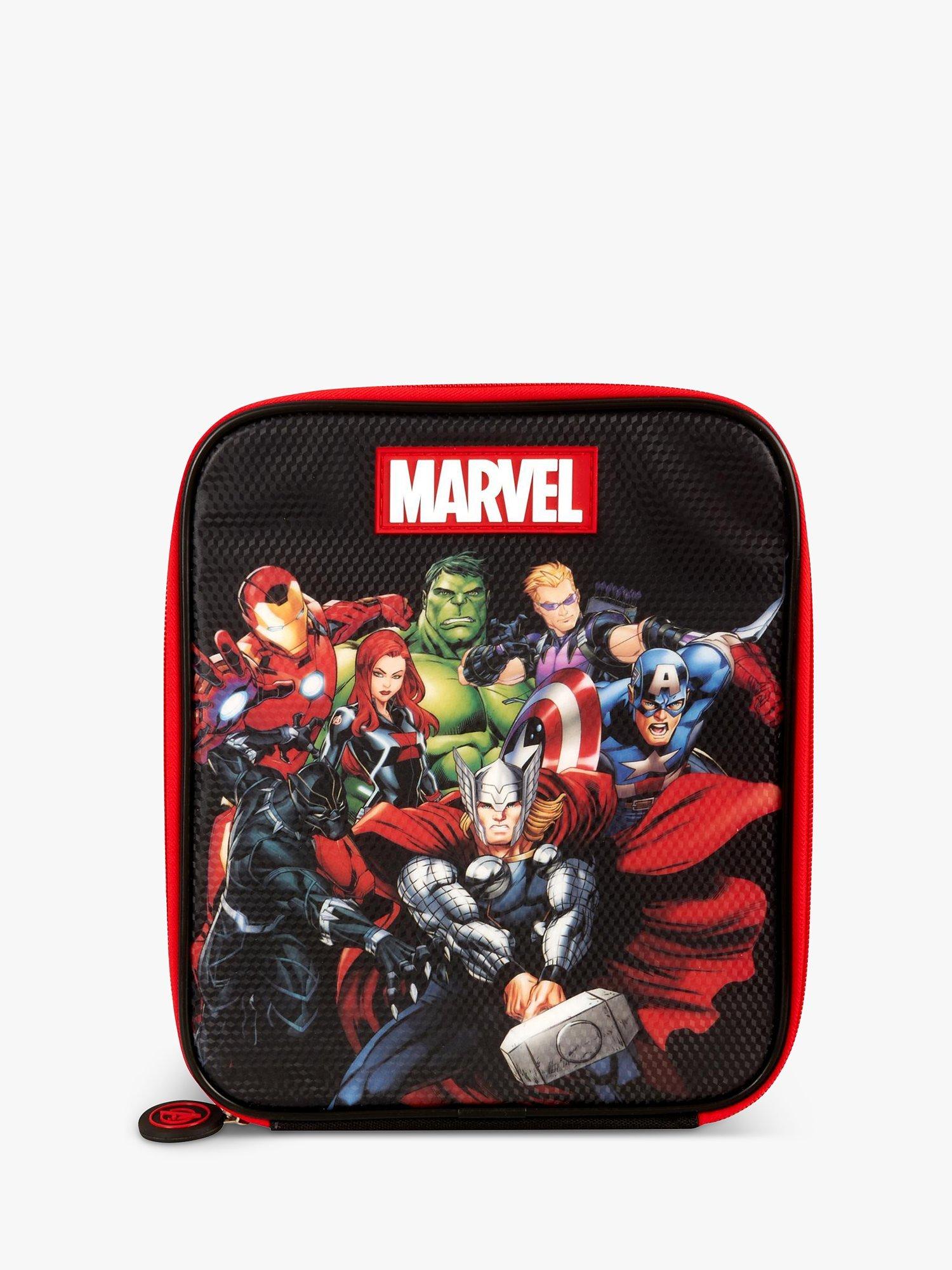 Polar Gear Marvel Avengers Cooler Lunch Bag, Black/Multi