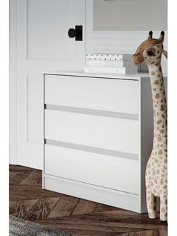 Little Acorns Furniture 3 Drawer Chest, White