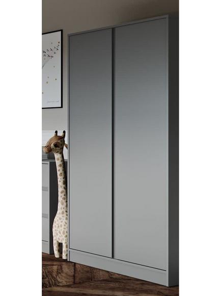Little Acorns Furniture Double Wardrobe, Grey