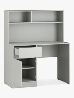 Little Acorns Furniture Desk Hutch (Excludes Desk), Grey
