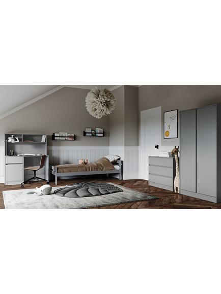 Little Acorns Furniture Desk Hutch (Excludes Desk) - view 2, Grey
