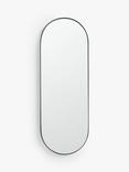 John Lewis Scandi Metal Lozenge Mirror, 78 x 28cm