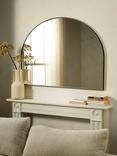 John Lewis Scandi Metal Overmantle Mirror, 76 x 102cm