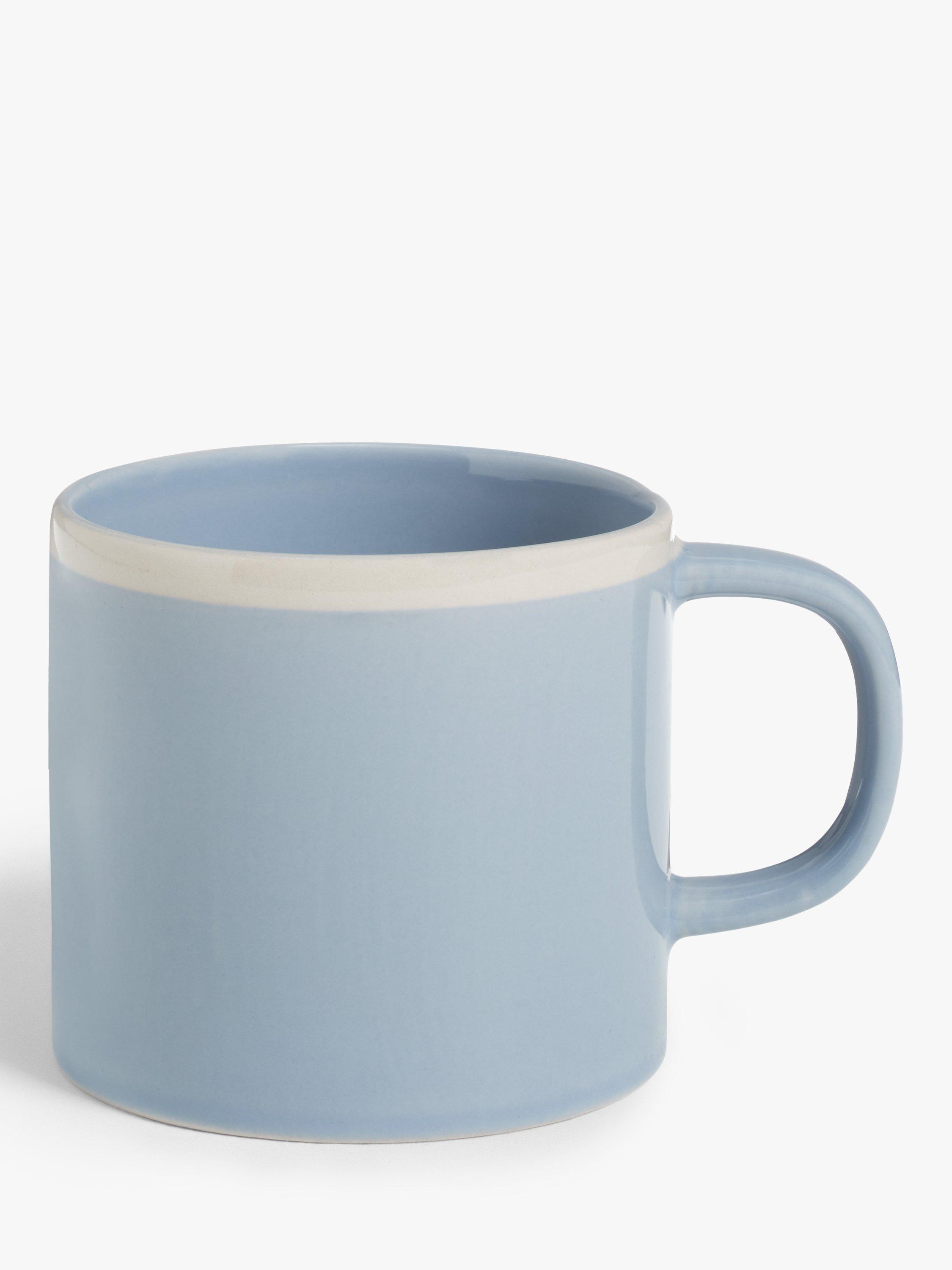 John Lewis ANYDAY Contrast Rim Stoneware Mug, 280ml