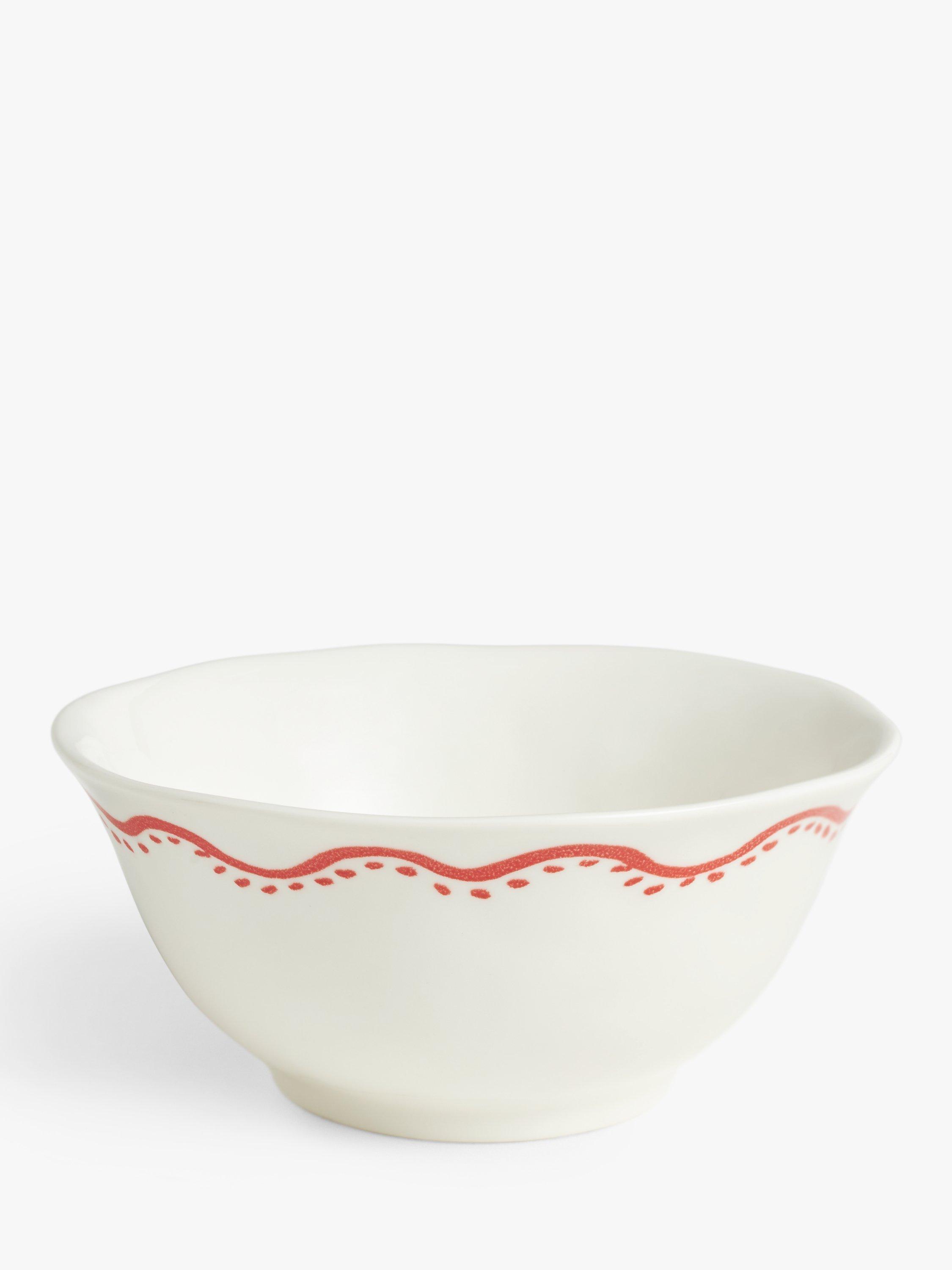 John Lewis Flora Fine China Cereal Bowl, 14.8cm