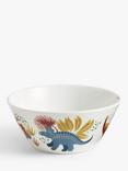 John Lewis Kids' Dinosaur Porcelain Bowl, 12.5cm, Multi