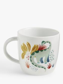 John Lewis Kids' Dinosaur Porcelain Mug, 256ml, Multi - view 2, Multi