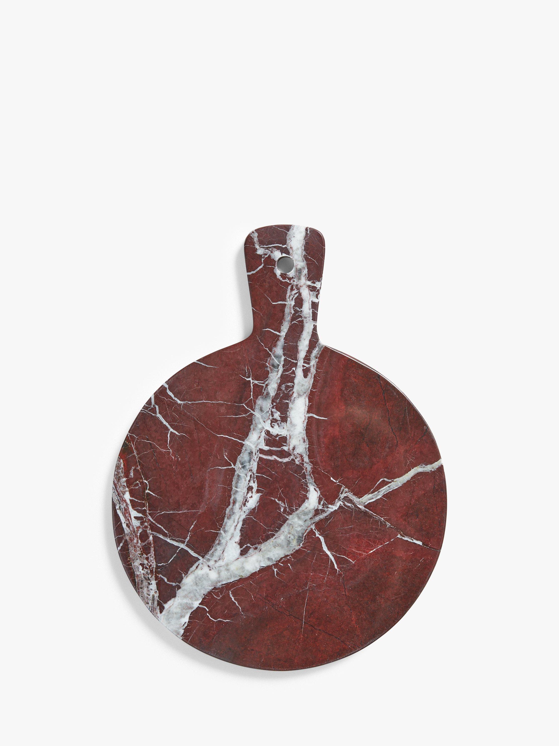 John Lewis Red Marble Serve Board, 34cm