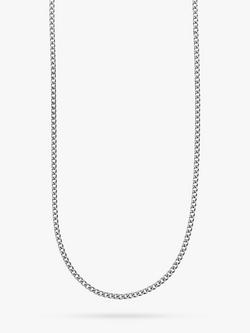 Orelia Fine Curb Chain, Silver