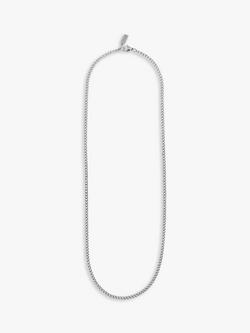 Orelia Fine Curb Chain - view 2, Silver