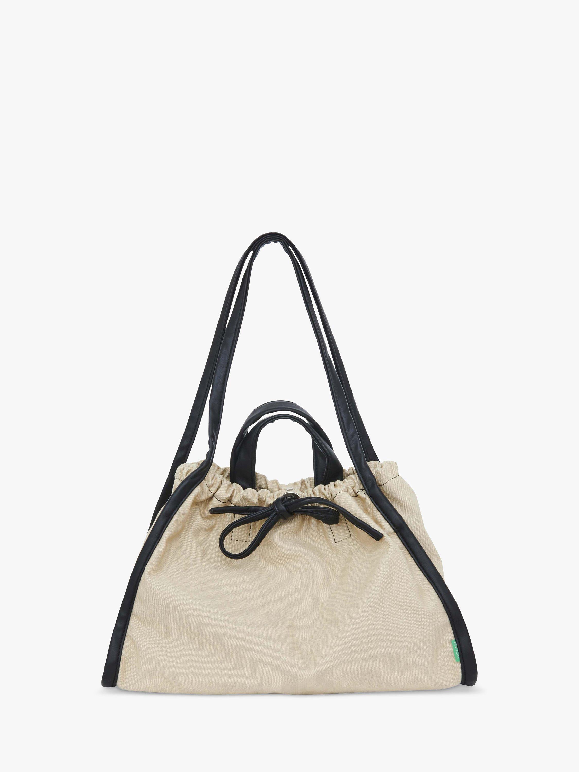 HVISK Sage Canvas Structure Recycled Shopper Bag