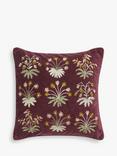 John Lewis Florence Cushion, Damson