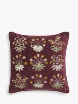 John Lewis Florence Cushion, Damson