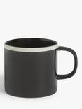 John Lewis ANYDAY Contrast Rim Stoneware Mug, 280ml