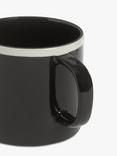 John Lewis ANYDAY Contrast Rim Stoneware Mug, 280ml