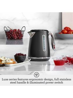 Sage Soft Top Kettle, 1.7L - view 2, Black Truffle