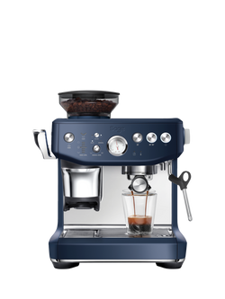 Sage the Barista Express™ Impress Luxe Coffee Machine - view 2, Damson Blue