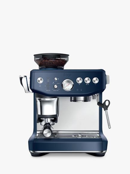 Sage Barista Express Impress Bean to Cup Coffee Machine, Damson Blue