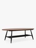 ercol for John Lewis Bellingdon Oval Coffee Table Ash/Black