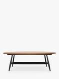 ercol for John Lewis Bellingdon Oval Coffee Table Ash/Black
