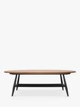 ercol for John Lewis Bellingdon Oval Coffee Table Ash/Black