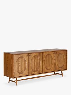 ercol for John Lewis Bellingdon 4 Door Sideboard, Ash, Ash