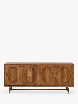 ercol for John Lewis Bellingdon 4 Door Sideboard, Ash - view 2, Ash
