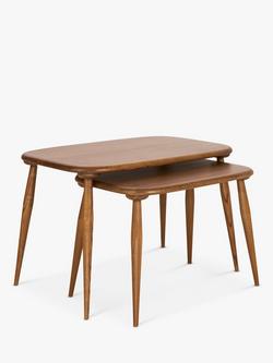 ercol for John Lewis Kensworth Nest of 2 Tables, Ash, Ash