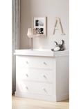 Little Acorns Langdon Changing Table Dresser, White