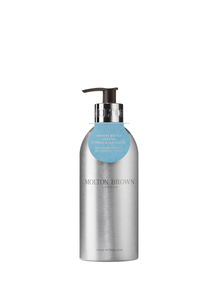 Molton Brown Coastal Cypress & Sea Fennel Bath & Shower Gel Infinite Bottle, 400ml, 