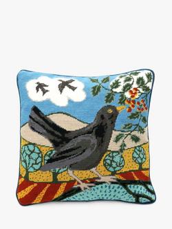 Cleopatra's Needle Blackbird Tapestry Cushion Kit, Multi